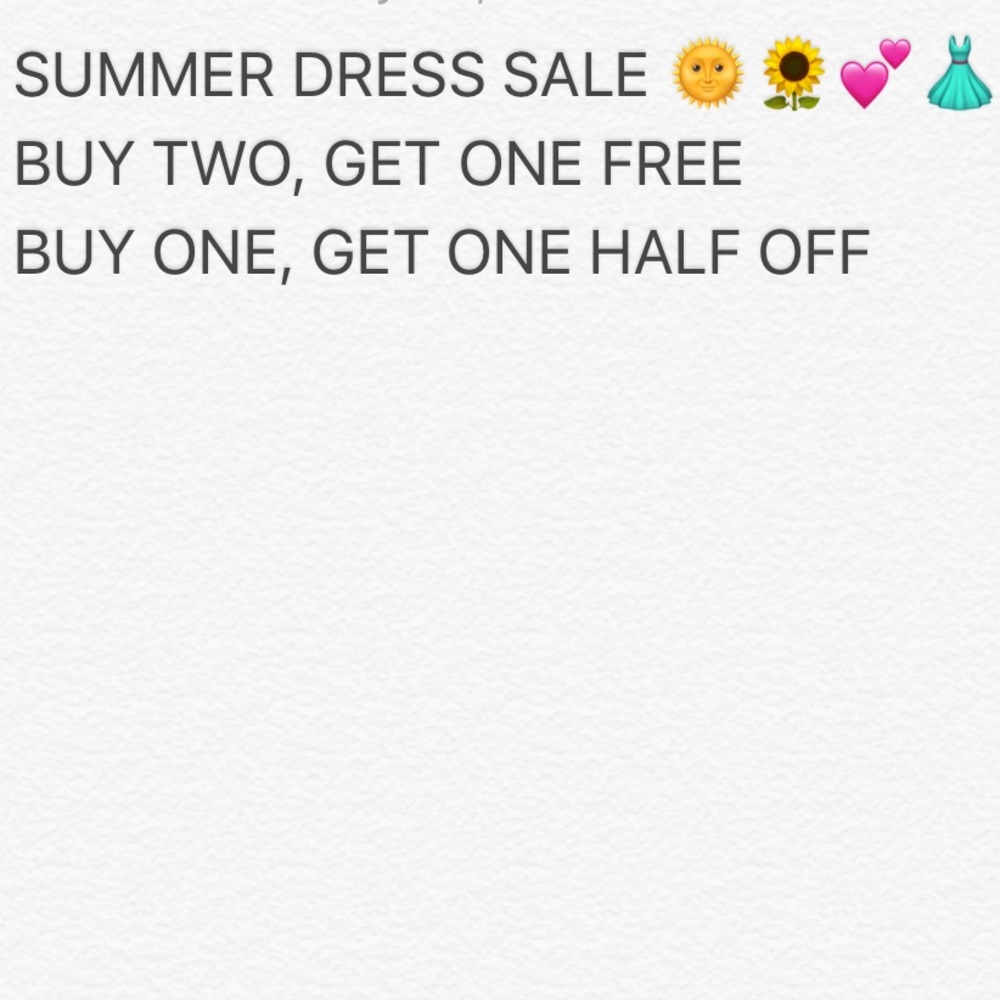 Dress Sale